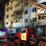 В российском городе из-за пожара многоэтажка столкнулась с угрозой обрушения